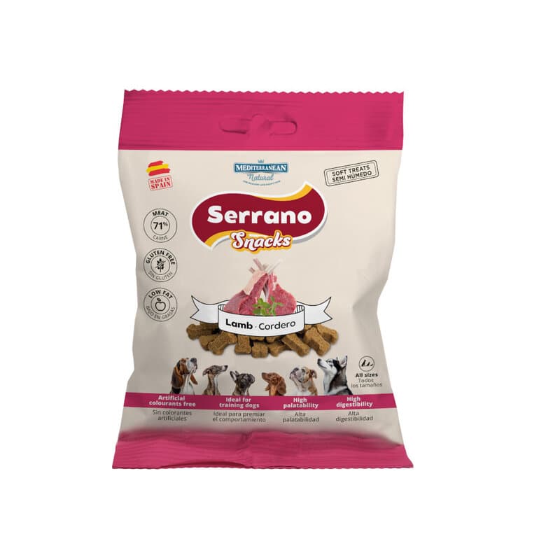 Mediterranean Natural Serrano Galletas Cordero para perros