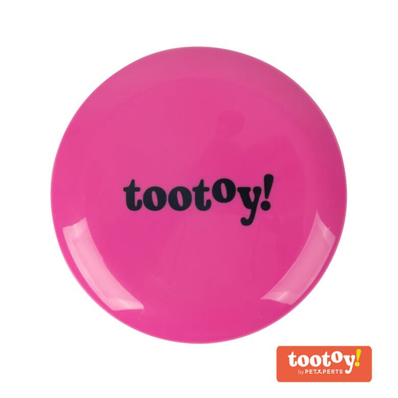 Tootoy! Flying disc Pink Frisbee Rosa para perros